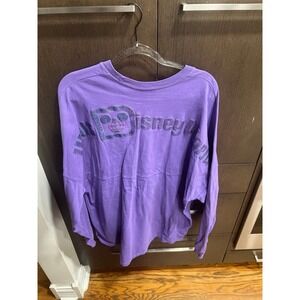 Disney Parks "Purple Potion" Spirit Jersey glitter "Walt Disney World" large